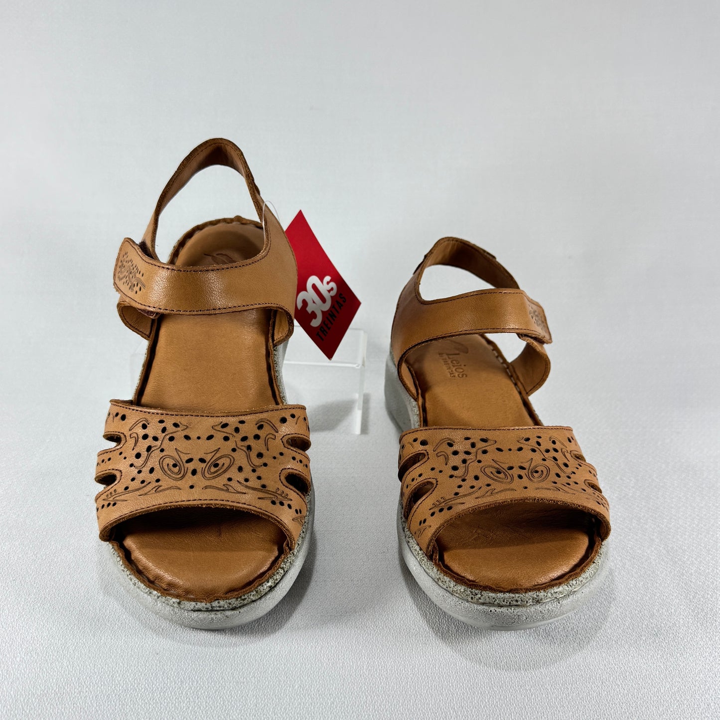 SANDALIA LASER CUERO 30TREINTAS L-1414 TAN