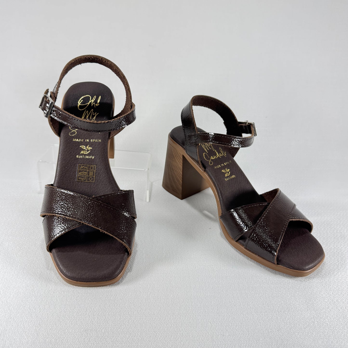 TACON OH MY SANDALS DUNA MARRON 5908 PIEL