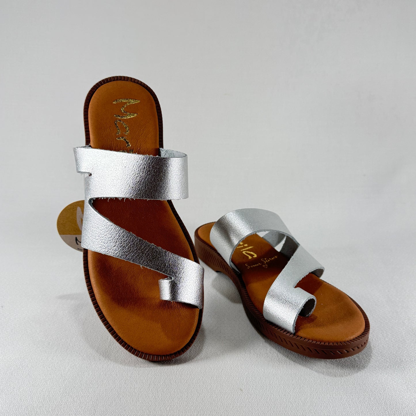 SANDALIA MARILA LEXA FRAIN PLATA