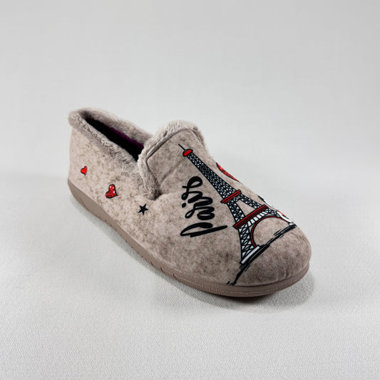ZAPATILLA CERRADA BEIG PARIS