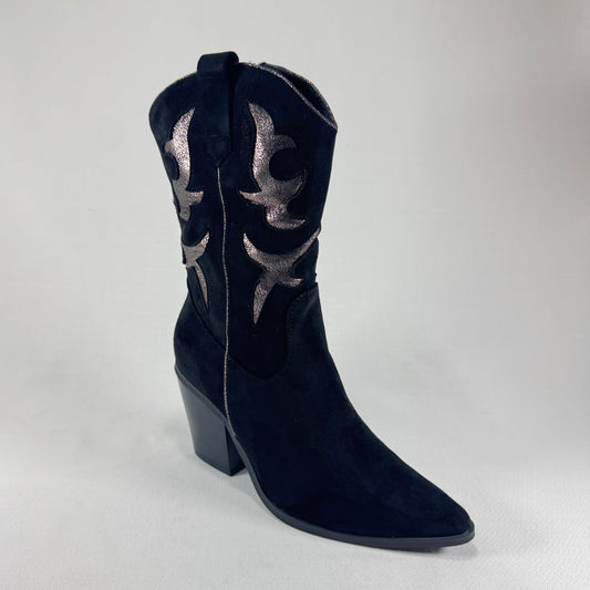 D´ANGELA BOTIN NEGRO COWBOY DHI29105