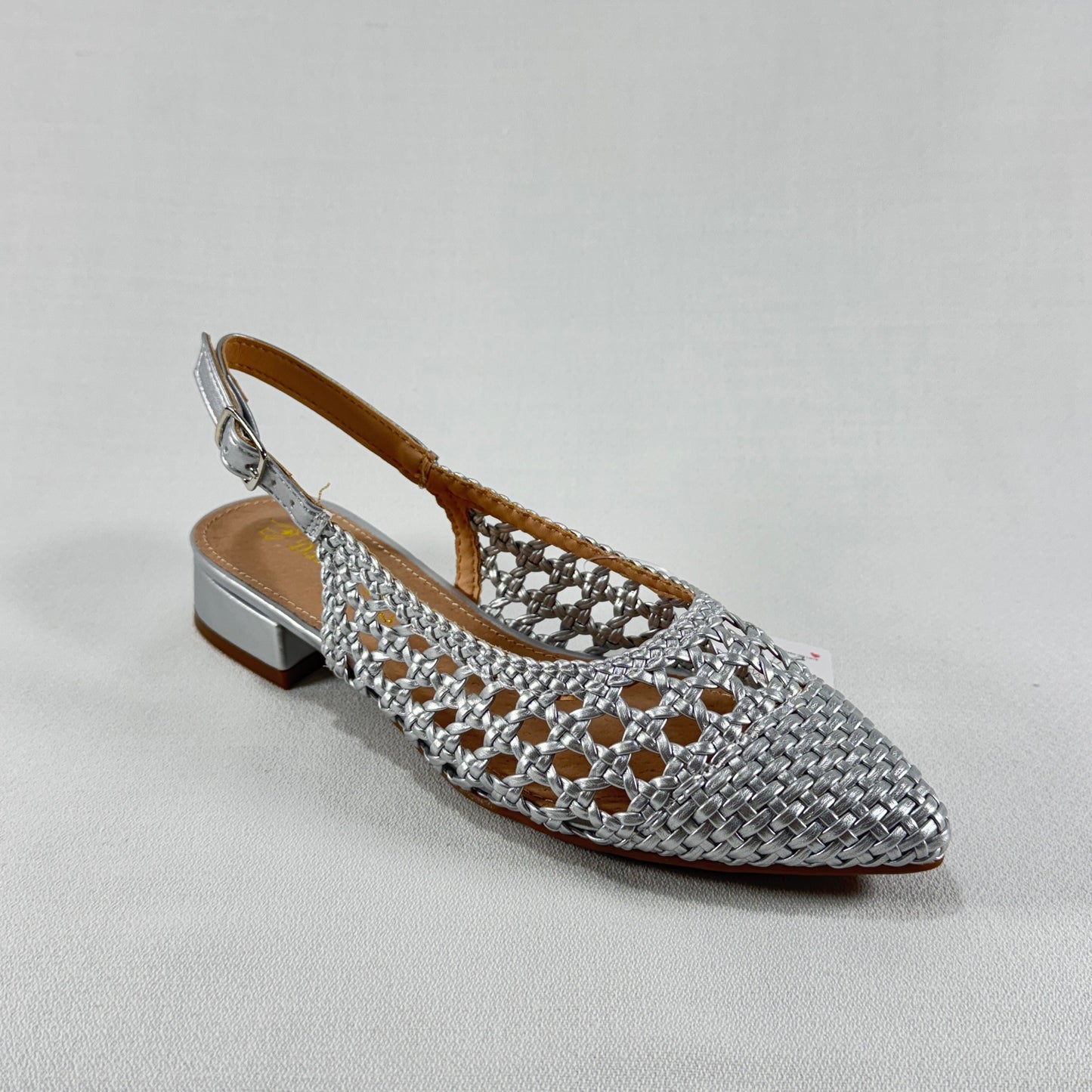 SANDALIA PLANA PUNTA DAVINIA BL2618-1 PLATA