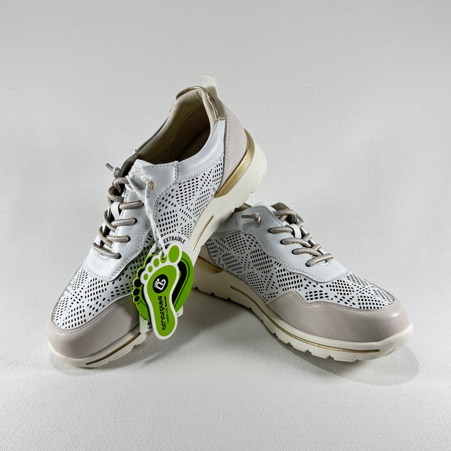 DEPORTIVA COMBI PICADO AMARPIES AHI30065 WHITE