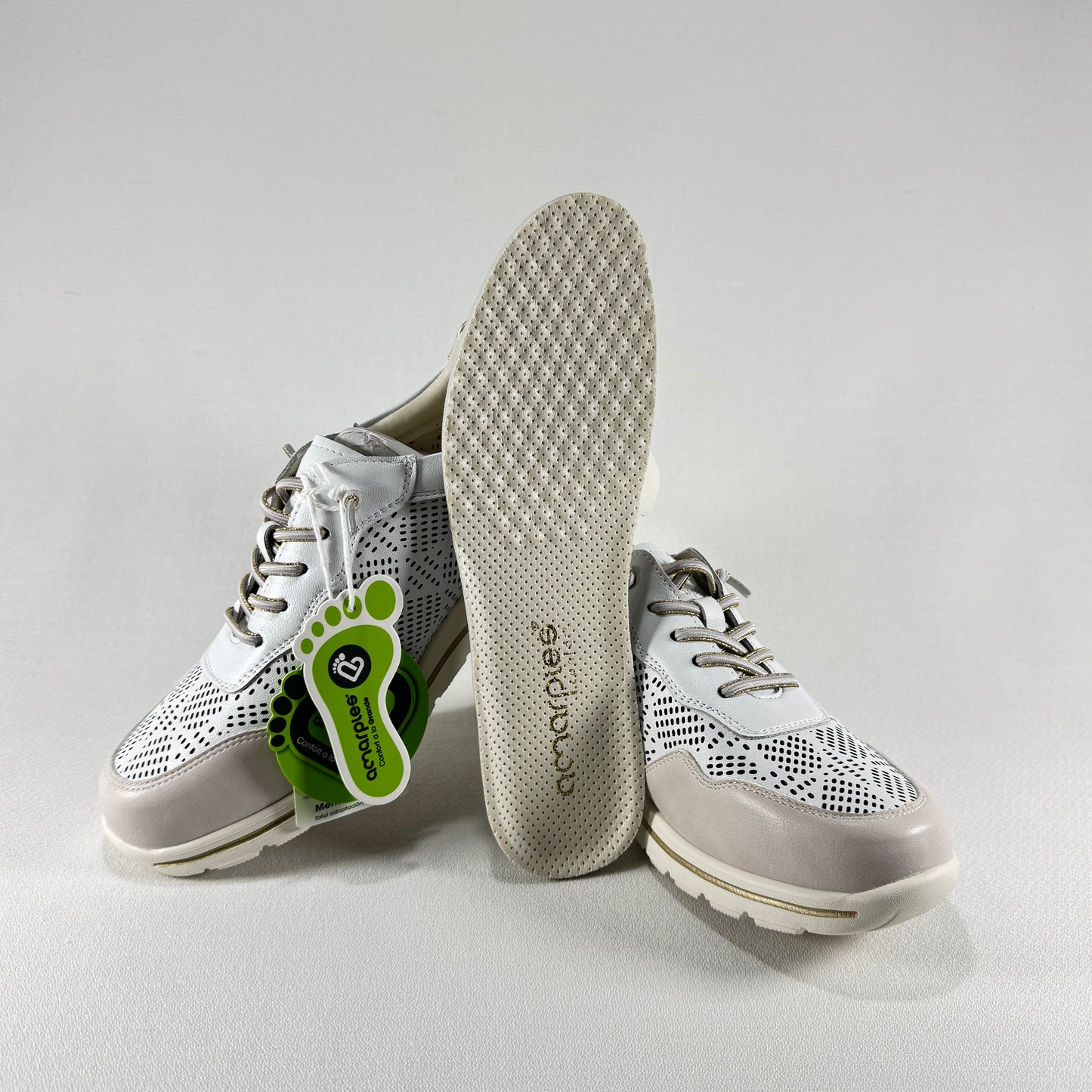 DEPORTIVA COMBI PICADO AMARPIES AHI30065 WHITE