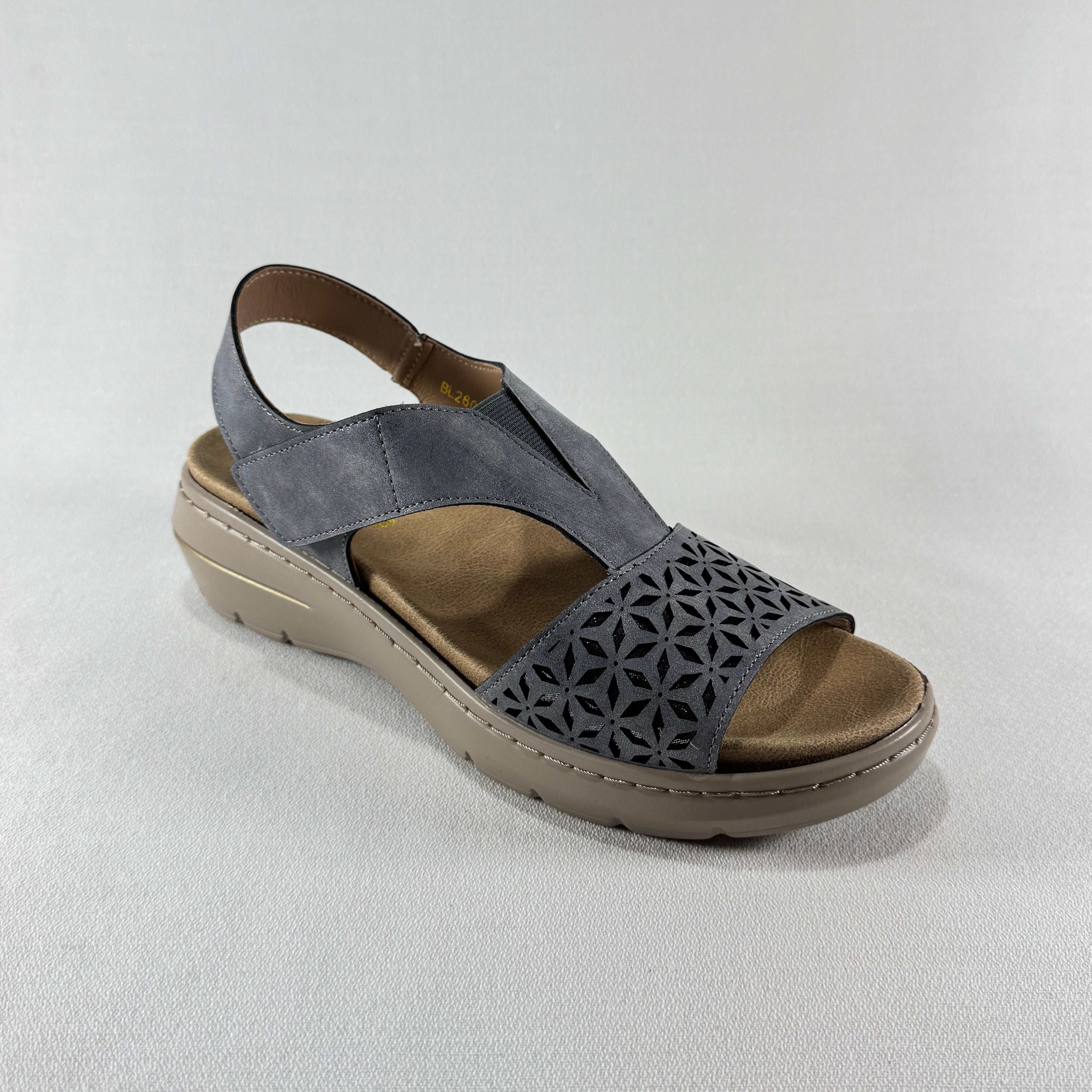 SANDALIA VELCRO JEANS CONFORT PIES BL2608-4