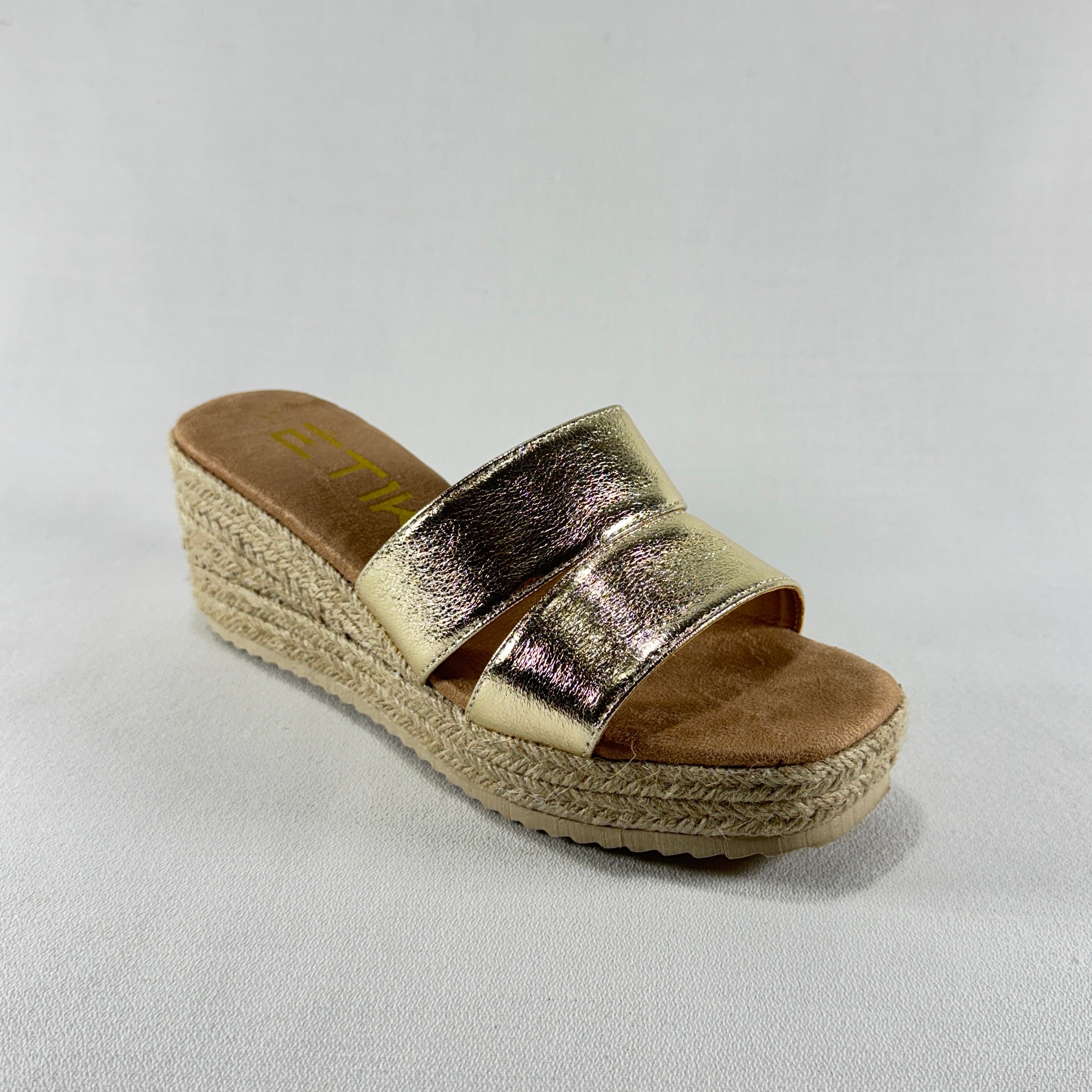 SANDALIAS MUJER ETIKA KALYSS ORO 20070