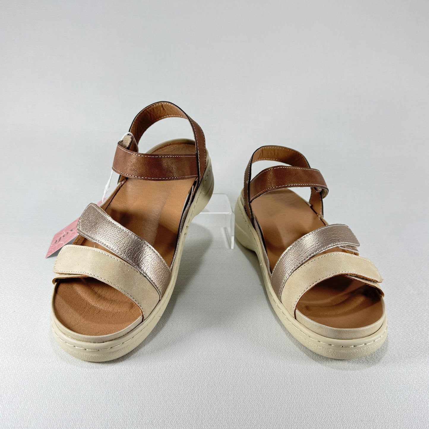 SANDALIA MYSOFT 26M046 BEIGE-BROWN