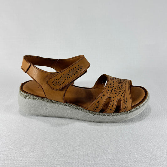 SANDALIA LASER CUERO 30TREINTAS L-1414 TAN
