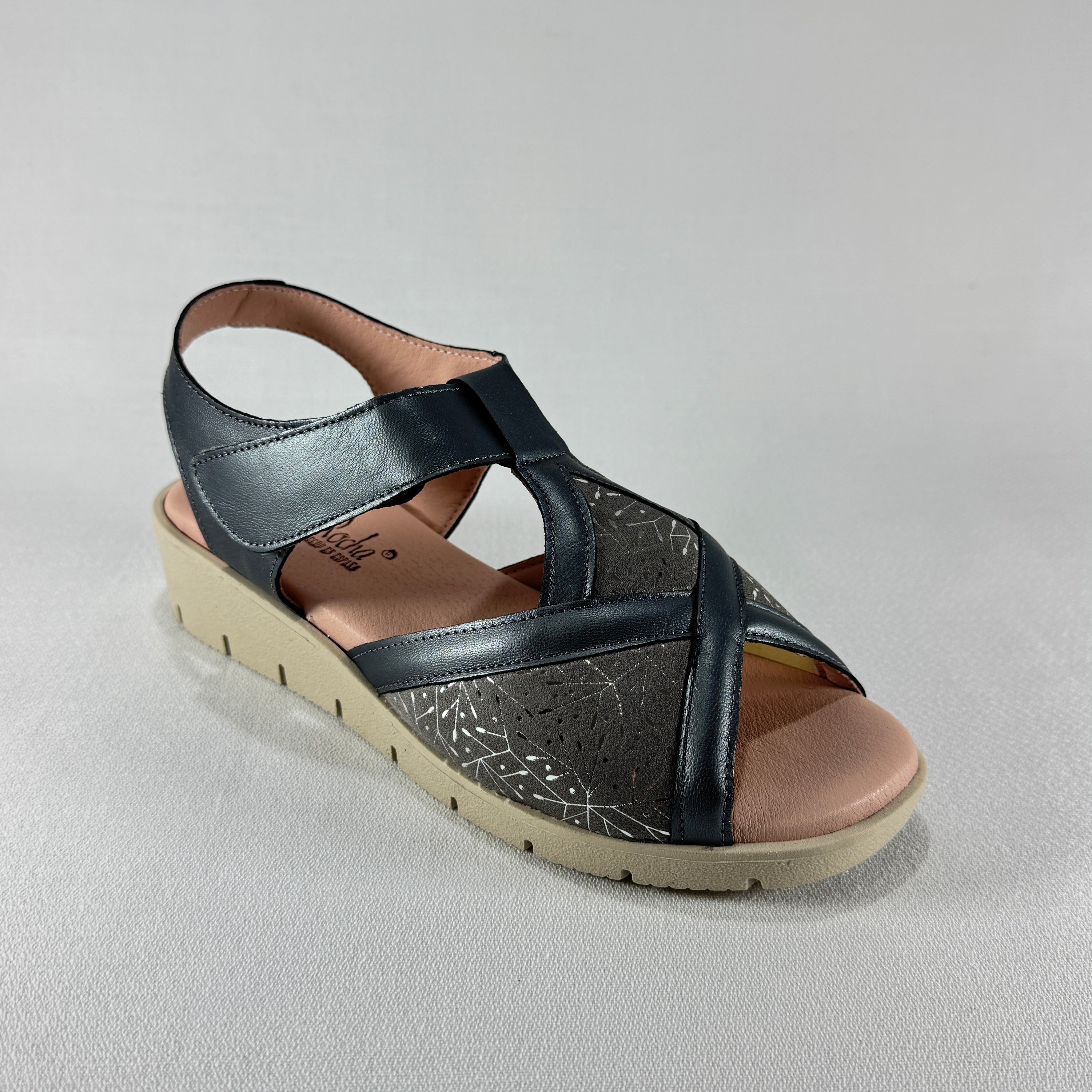 SANDALIA AIDA ROCHA COMB.PLOMO 709