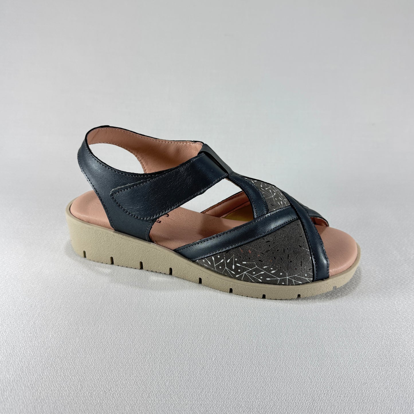 SANDALIA AIDA ROCHA COMB.PLOMO 709