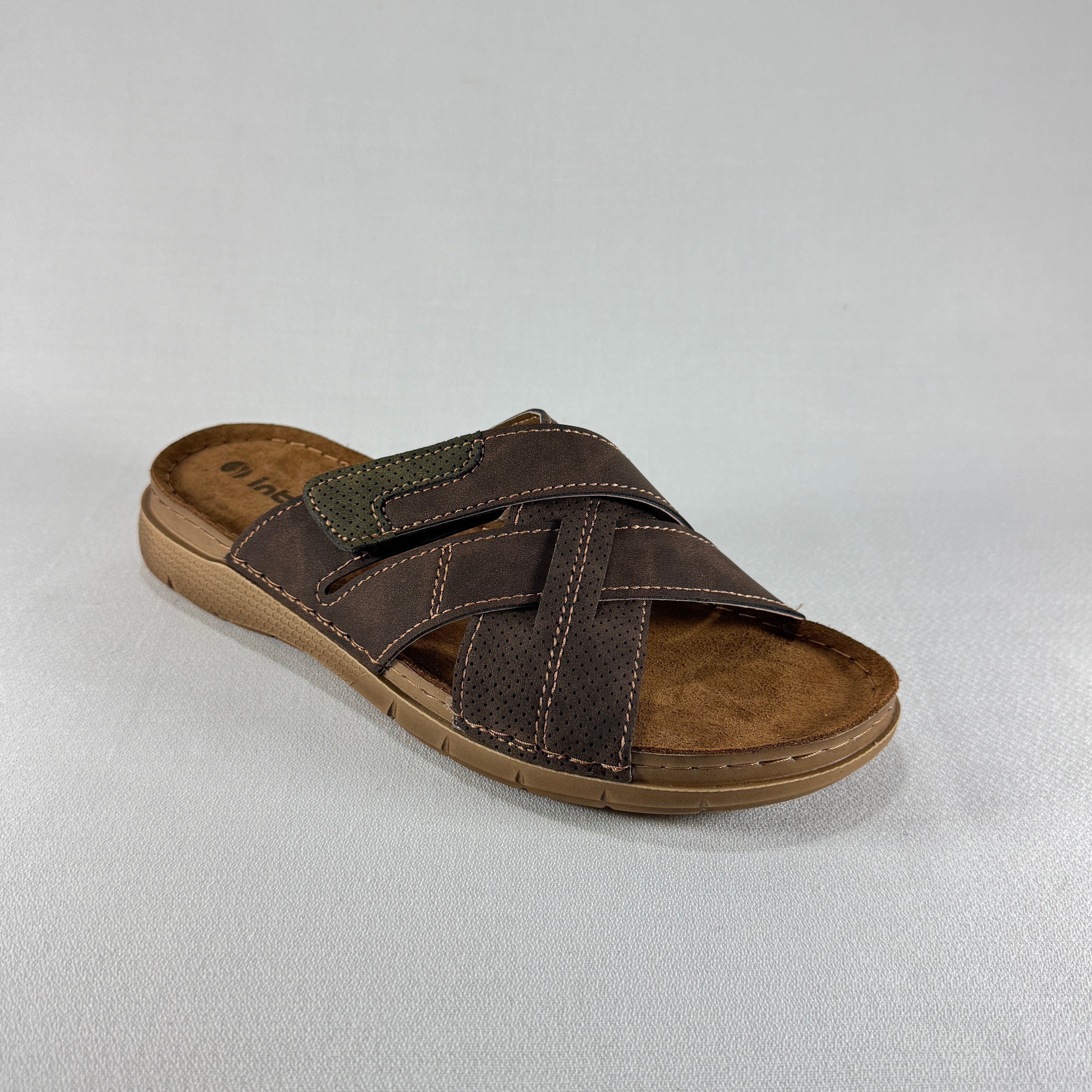 SANDALIA INBLU TNZ DARK BROWN