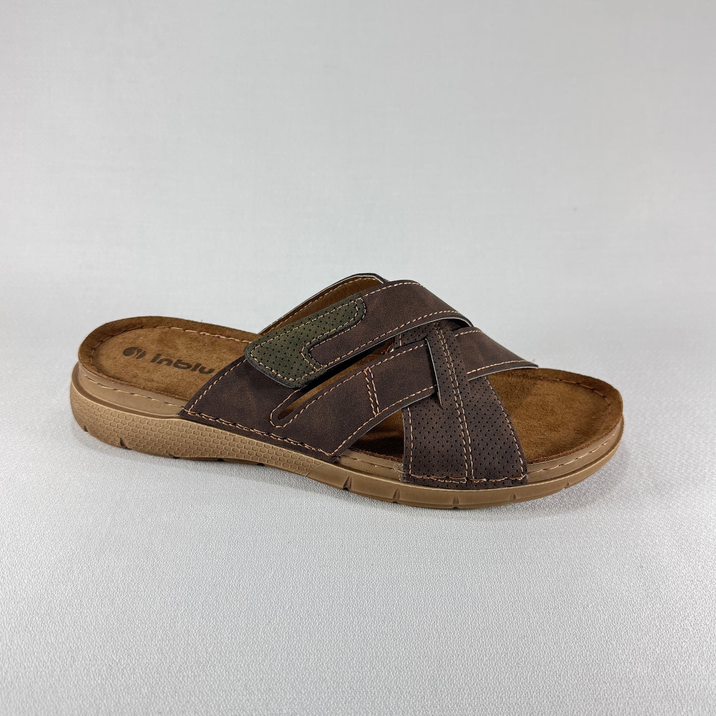 SANDALIA INBLU TNZ DARK BROWN
