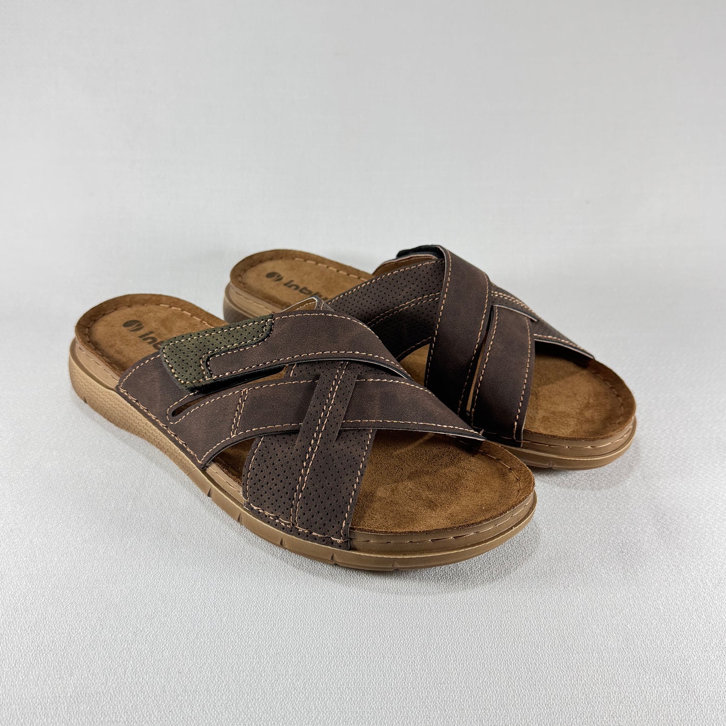SANDALIA INBLU TNZ DARK BROWN