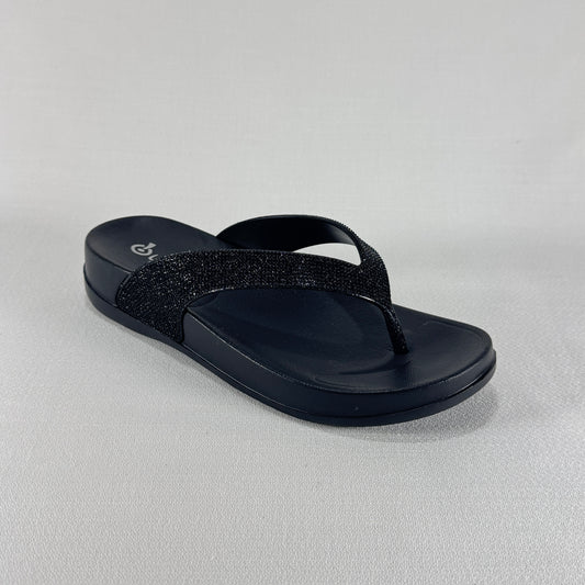 CHANCLAS UAUH GOMA BLACK