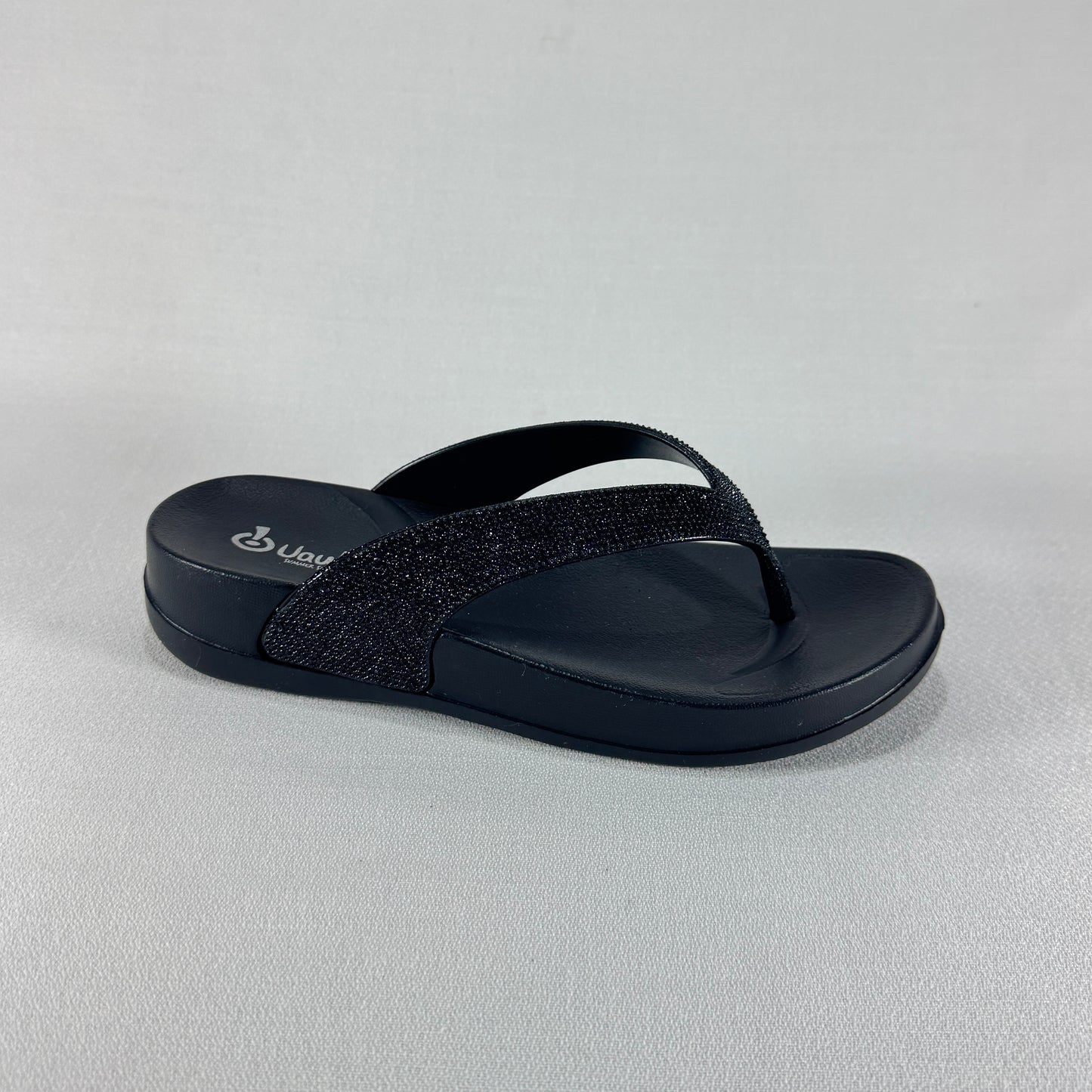 CHANCLAS UAUH GOMA BLACK