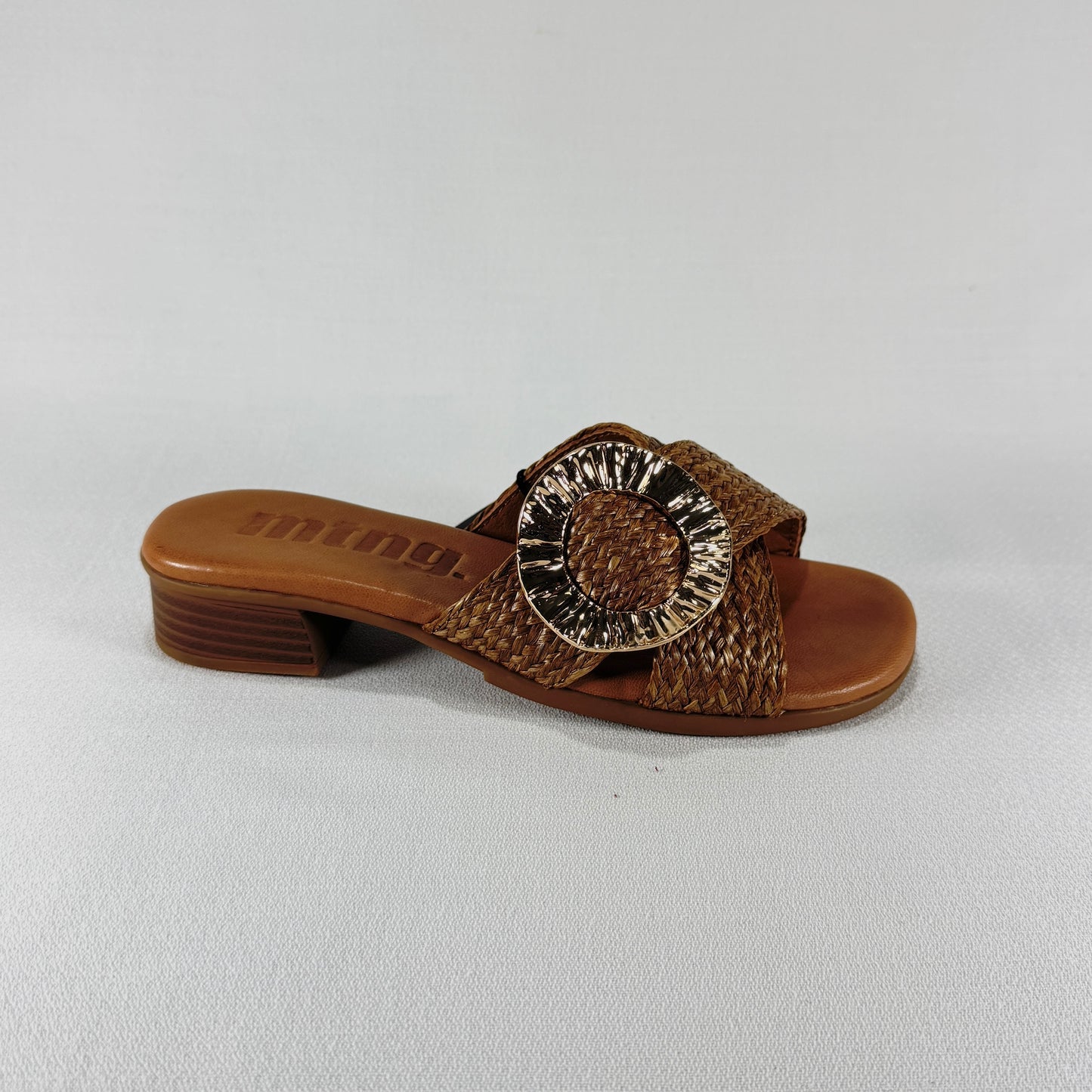 SANDALIA DE TACON MUSTANG 55954 RUSTIC TAN