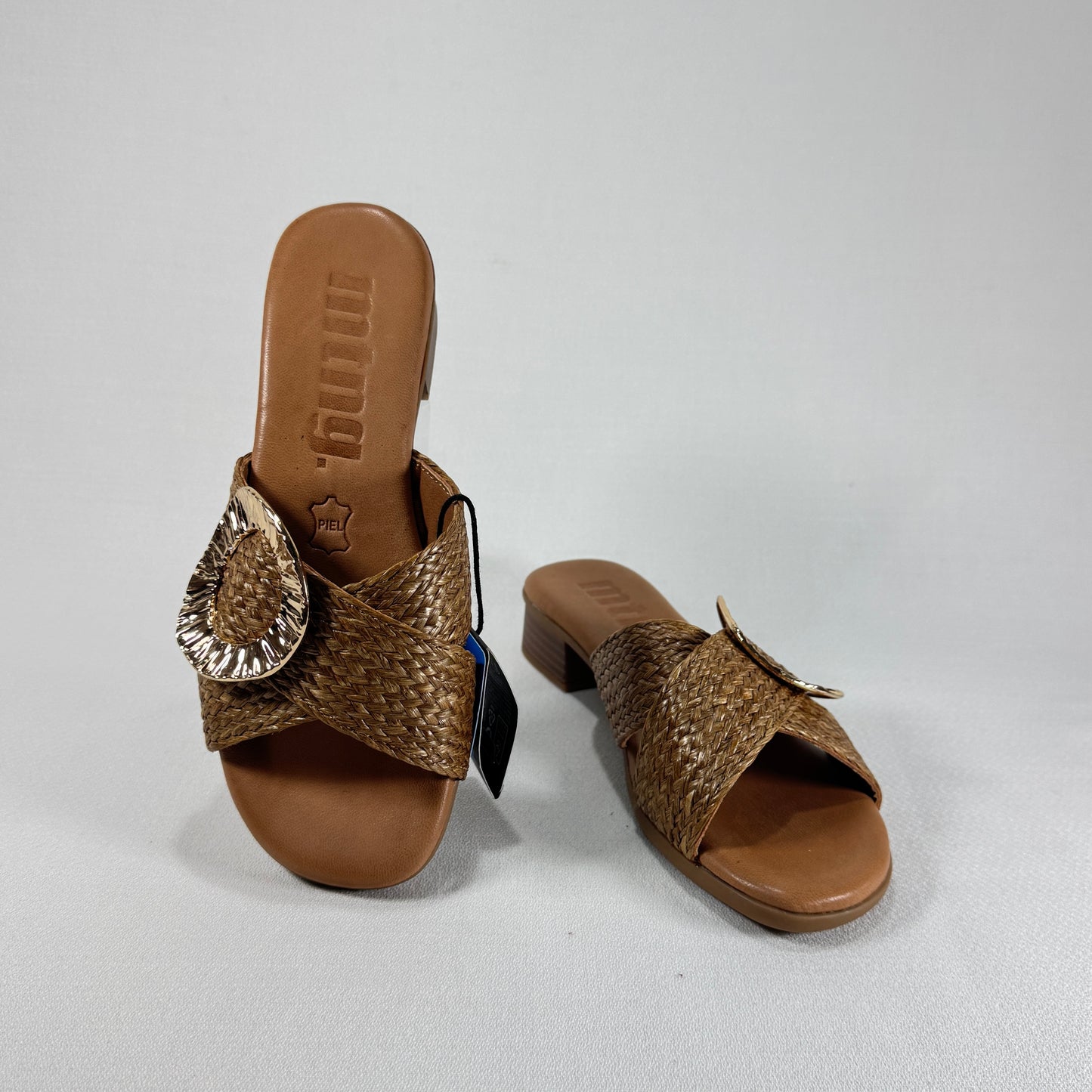 SANDALIA DE TACON MUSTANG 55954 RUSTIC TAN