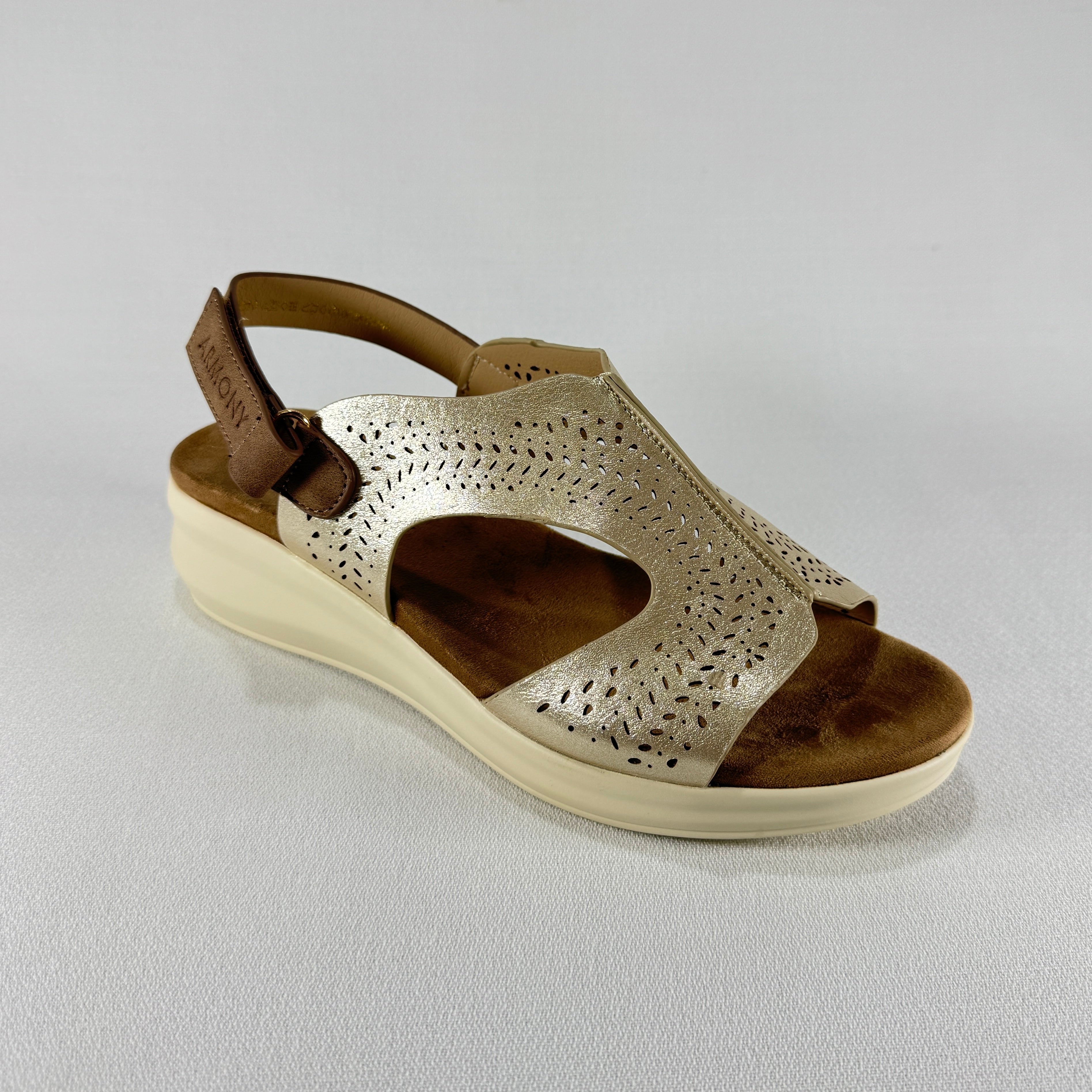 SANDALIA MUJER ARMONY ALISIO 40019 ORO