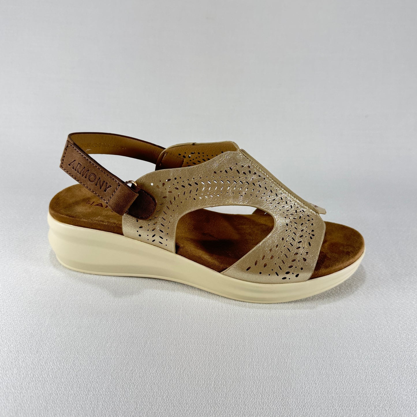 SANDALIA MUJER ARMONY ALISIO 40019 ORO