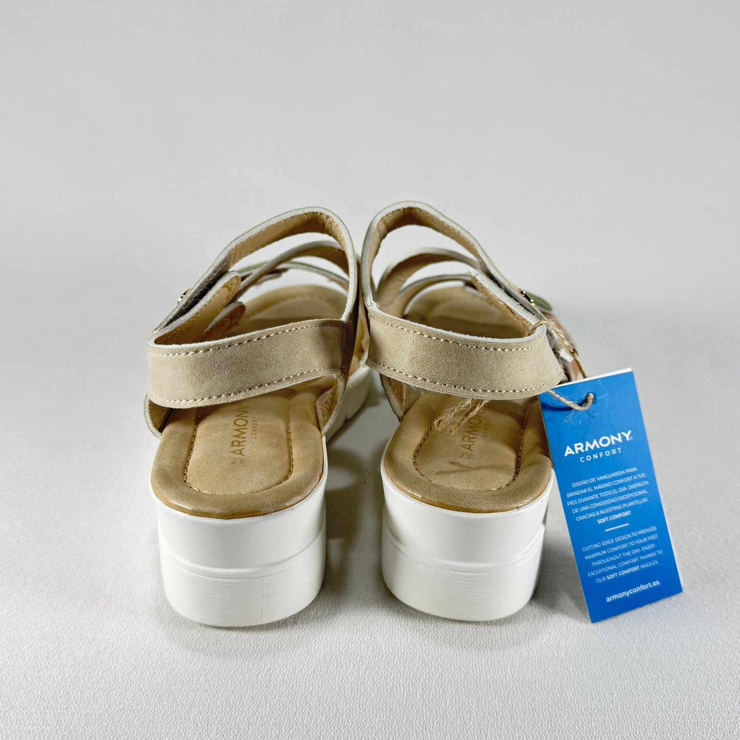 SANDALIA ARMONY PALMONES 40006 NUDE