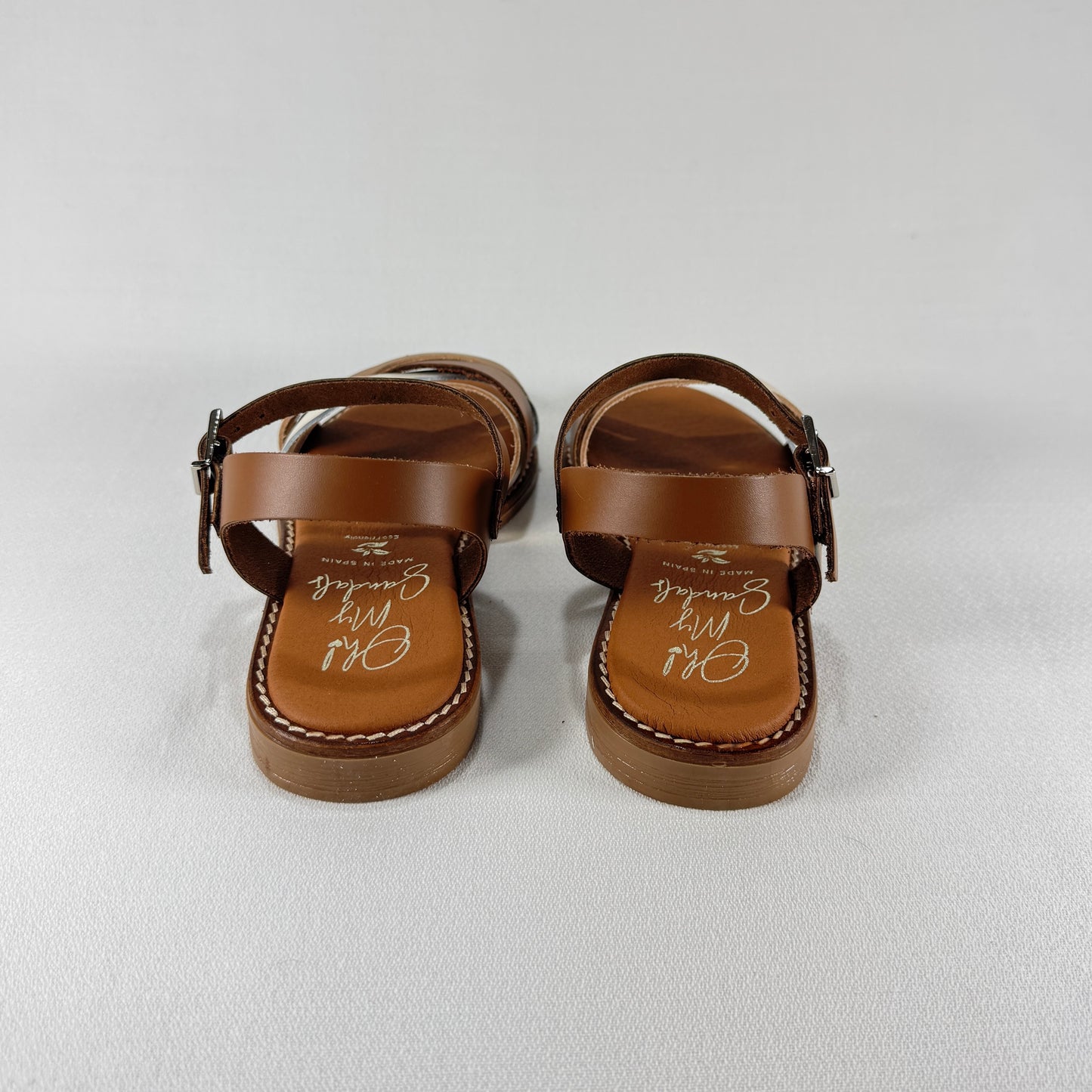 SANDALIA OH MY SANDALS ROBLE COMBI PIEL 5834