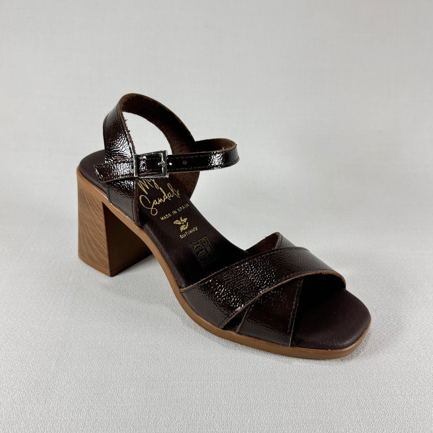 TACON OH MY SANDALS DUNA MARRON 5908 PIEL