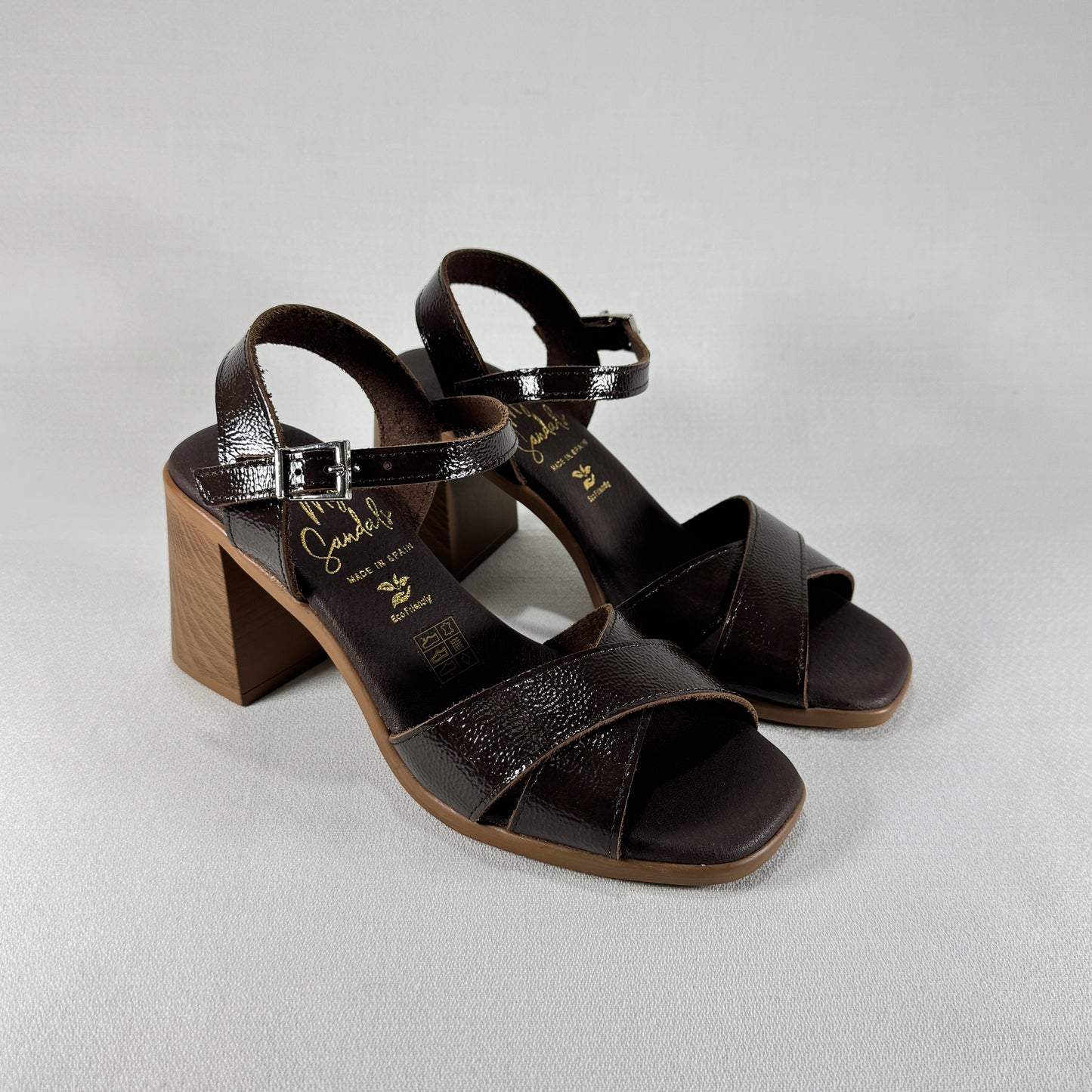 TACON OH MY SANDALS DUNA MARRON 5908 PIEL