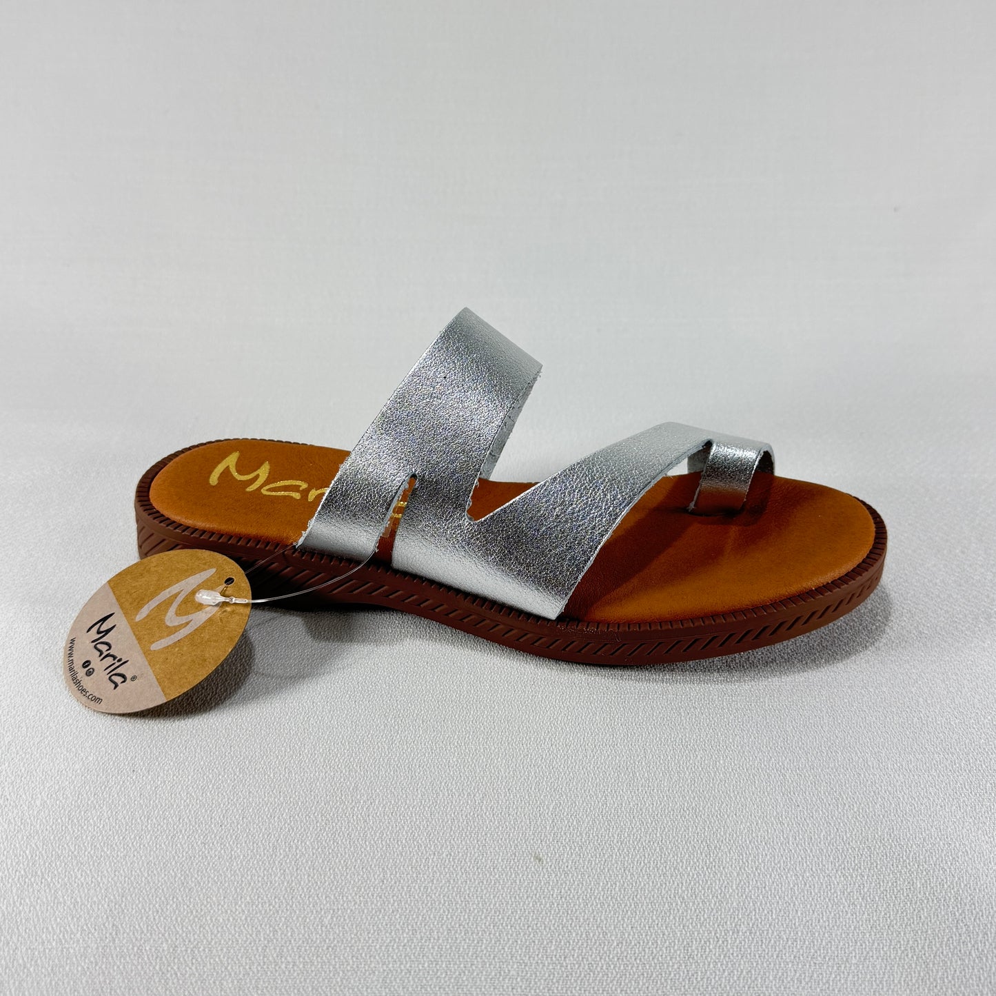 SANDALIA MARILA LEXA FRAIN PLATA