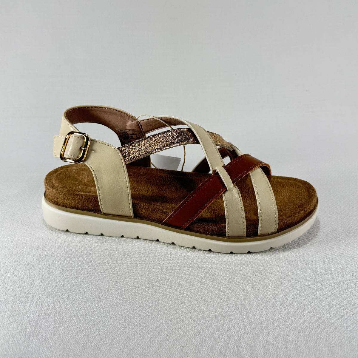SANDALIAS MUJER ETIKA BAMBOLEO 40023 BEIG