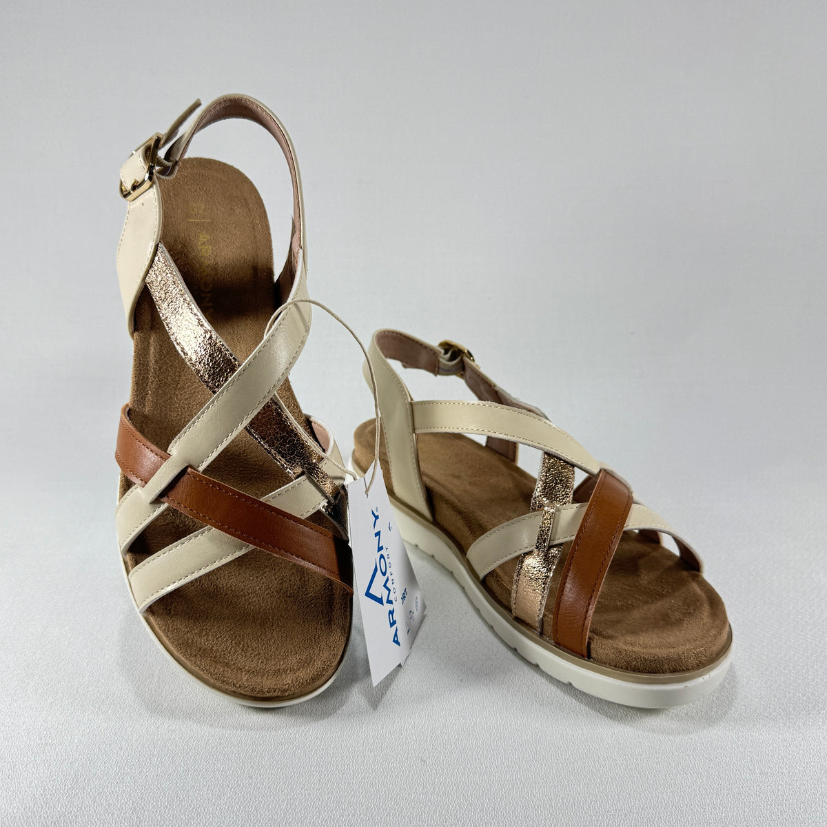 SANDALIAS MUJER ETIKA BAMBOLEO 40023 BEIG