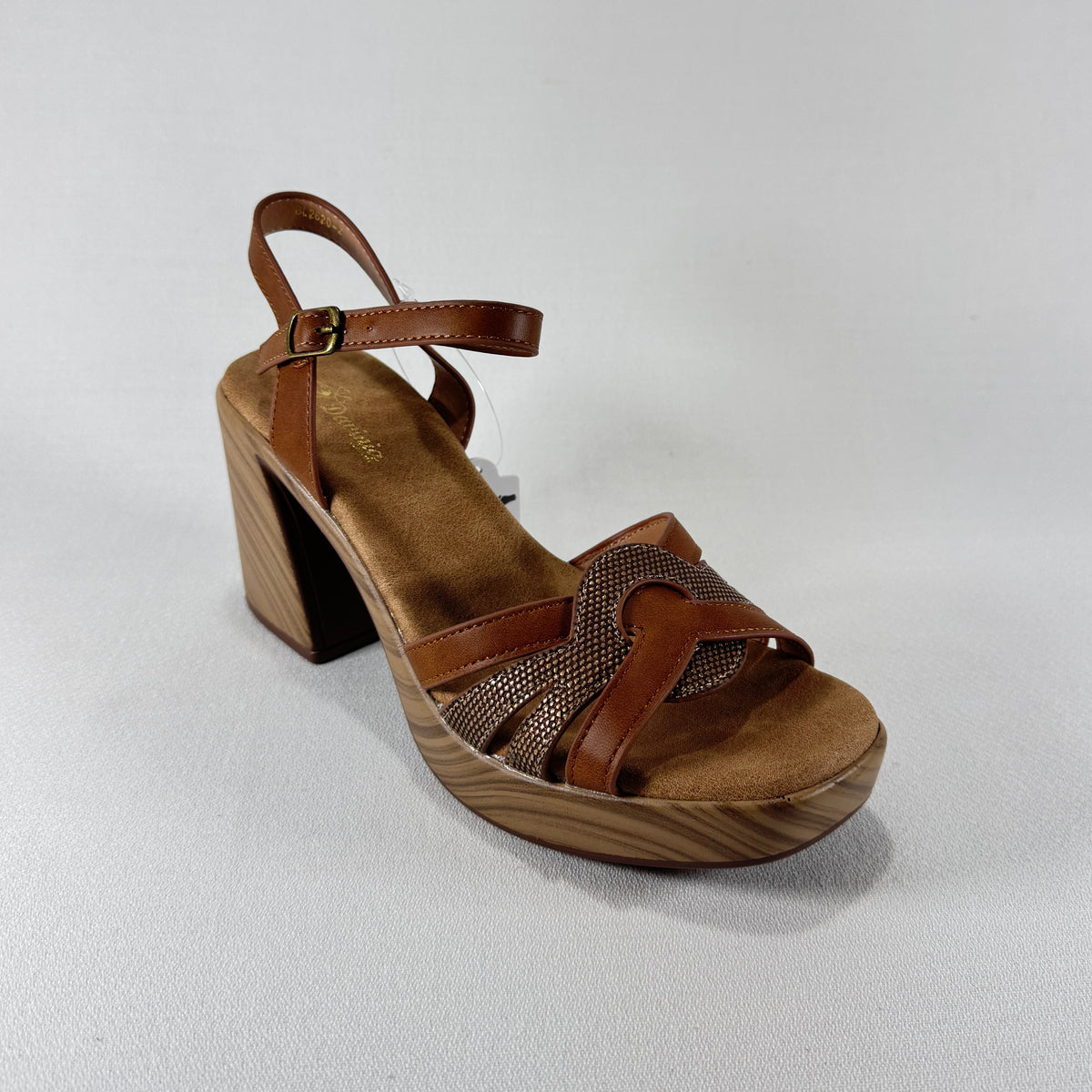 TACON CUERO DAVINIA BL2620-2